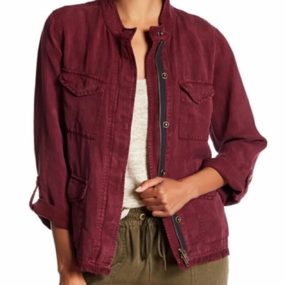 SANCTUARY Roy Frayed Surplus Jacket